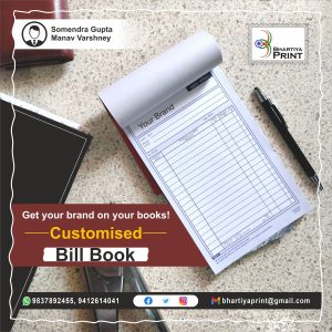 Customised Bill Book